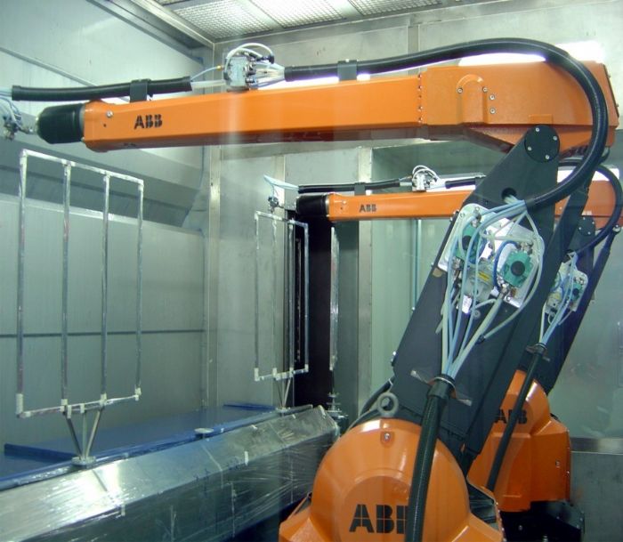IT产品外壳机器人自动喷涂设备